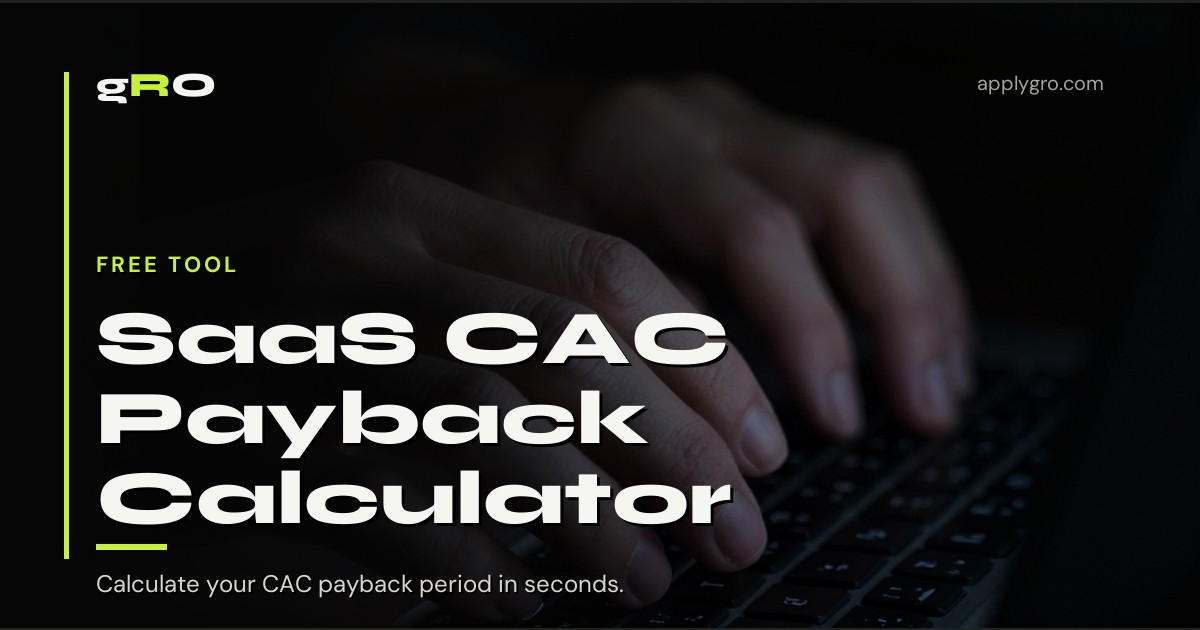 Free CAC Payback Calculator