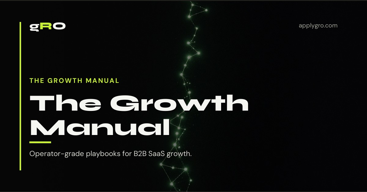 The Growth Manual