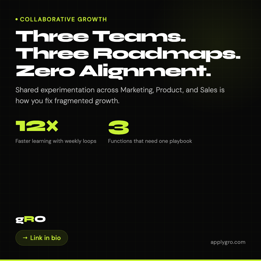 Three Teams. Three Roadmaps. Zero Alignment.