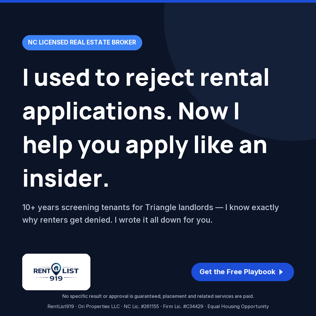 RentList919 ad creative