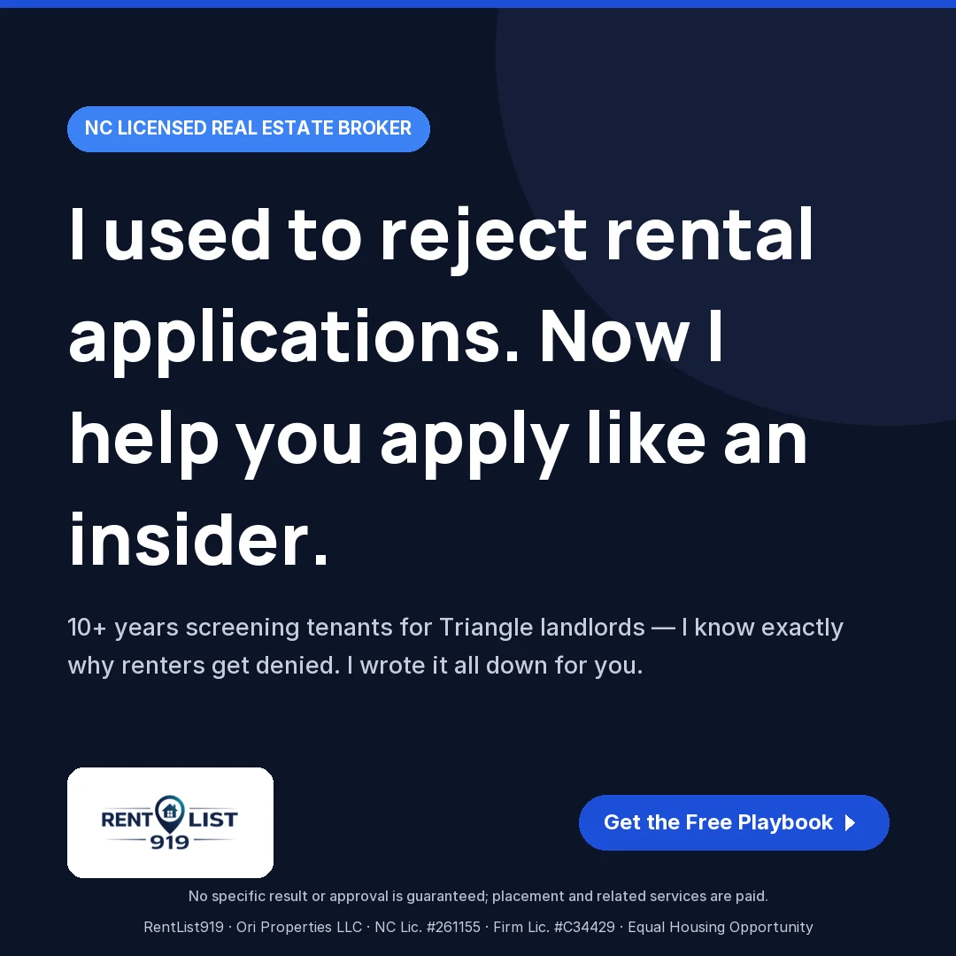 RentList919 insider-angle rental ad